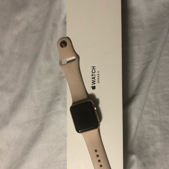 Series 3 rose gold Apple Watch